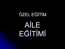 Ailenin günlük rutinleriyle ilişkili bir etkinlik çizelgesinin oluşturulması