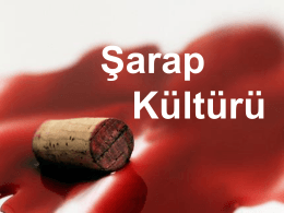 Şarap Kültürü