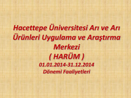 ( HARÜM ) Yeri - Hacettepe Üniversitesi