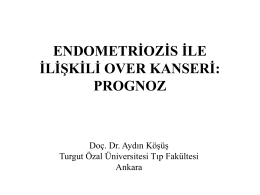 endometriozis ile ilişkili over kanseri