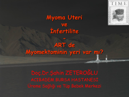 Myoma Uteri ve İnfertilite