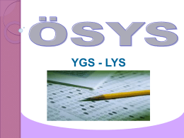YGS - LYS - Meb.k12.tr