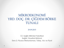 talep edilen miktar - Dr. Cigdem Borke Tunali