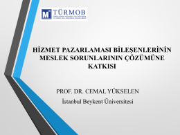 Prof.Dr. Cemal Yükselen