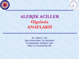 Alerjik aciller - Ege Üniversitesi Tıp Fakültesi