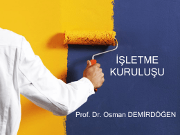 **LETME KURULU*U - Prof. Dr. Osman DEMİRDÖĞEN