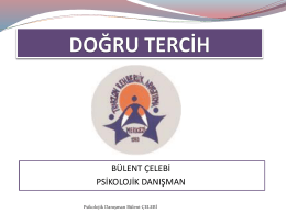 Doğru Tercih - Trabzon Rehberlik ve Araştırma Merkezi