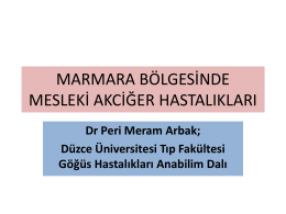 Mesleki astım - Türk Toraks Derneği