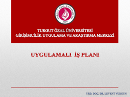 İndir - Turgut Özal Üniversitesi