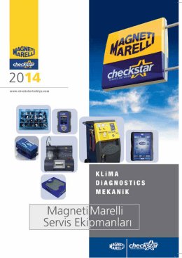 Magneti Marelli Checkstar cihaz kataloğunu görmek için lütfen
