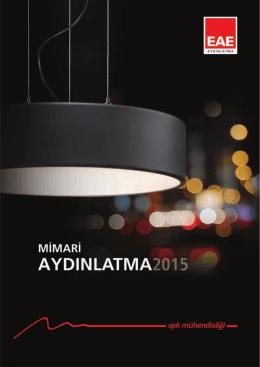 mimari katalog - EAE Aydınlatma