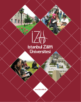 www.izu.edu.tr - İstanbul Sabahattin Zaim Üniversitesi