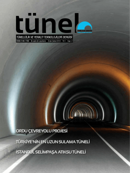 Tünel Dergisi 2 - Tünelcilik Derneği