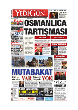 VAR YOK - Yedigün Gazetesi