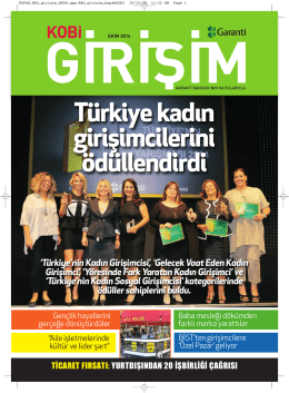 Türkiye kadın girişimcilerini ödüllendirdi