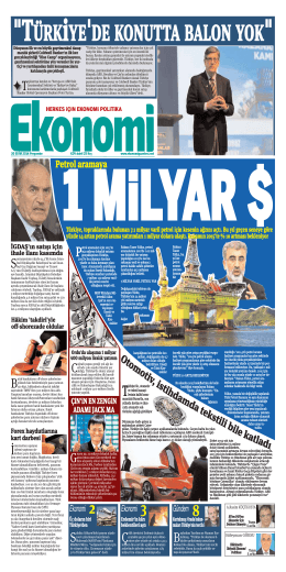 30 EKİM 2014 - Ekonomi Gazetesi