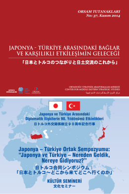 Japonya – Türkiye Ortak Sempozyumu