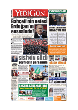 SİSİ`NİN GÖZÜ - Yedigün Gazetesi