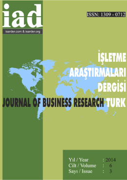Türk - Journal Of Business Research