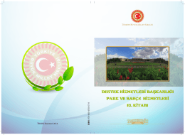 Park ve Bahçeler El Kitabı - Türkiye Büyük Millet Meclisi