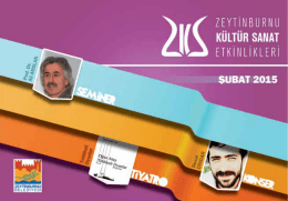 E-Dergi Şubat 2015 - Zeytinburnu Kültür Sanat