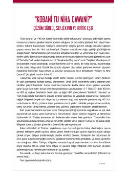 Pdf formatında - Umran Dergisi