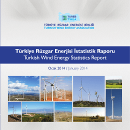 türeb`in ocak 2014 türkiye rüzgar enerjisi raporu`