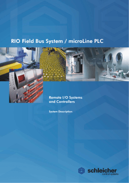 System Description RIO / microLine
