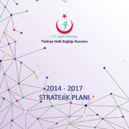 2014-2017 Stratejik Planı - Türkiye Halk Sağlığı Kurumu