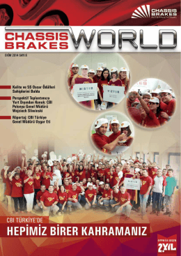 Sayı 6 - 2014 - Ekim - Chassis Brakes International Türkiye