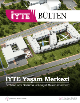 Sayı 17 - İzmir Yüksek Teknoloji Enstitüsü
