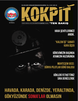 nisan-mayıs 2014 - Türkiye Havayolu Pilotları Derneği