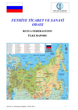 Rusya Federasyonu - Fethiye Ticaret ve Sanayi Odası
