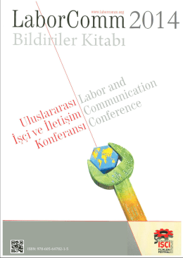 Bildiriler Kitabı - LaborComm – Uluslararası İşçi ve İletişim Konferansı