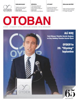 Otoban Dergisi | Sayı 65 Kasım 201423.12.2014