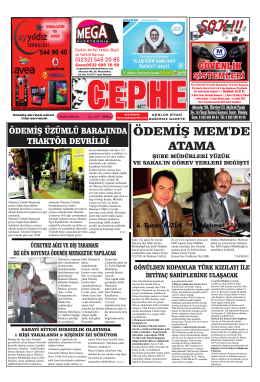 01.07.2014 Tarihli Cephe Gazetesi