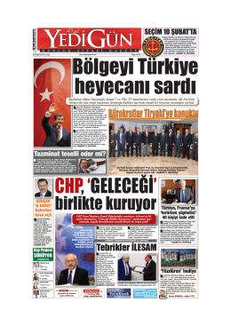 Bölgeyi Türkiye heyecanı sardı