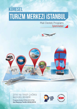 Küresel Turizm Merkezi İstanbul Mali Destek Programı (İşletmeler)