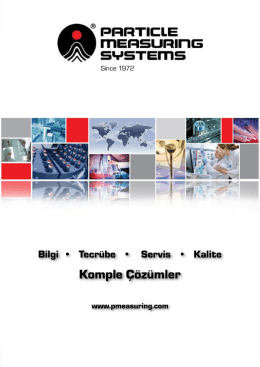 Particle Measuring Systems Genel Katalog 2014
