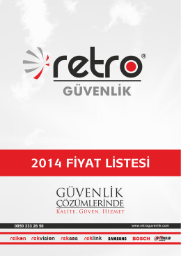 2014 FİYAT LİSTESİ - retroguvenlik.com