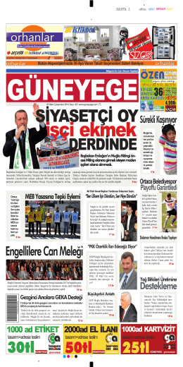 05 Mart 2014 - Güney Ege Gazetesi