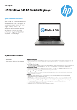 HP EliteBook 840 G2 Dizüstü Bilgisayar