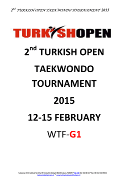 2 turkish open taekwondo tournament 2015 12-15 - MA