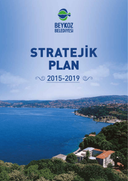 Beykoz Belediyesi Stratejik Plan 2015