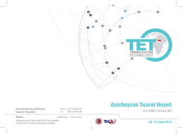 Azerbaycan Ticaret Heyeti - Electrical Electronics and Services
