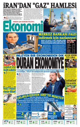 29 ağustos 2014 - Ekonomi Gazetesi