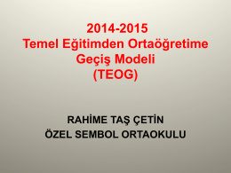 teog tanıtımı