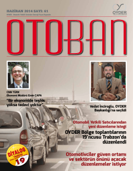 Otoban Dergisi | Sayı 61 Haziran 201424.07.2014
