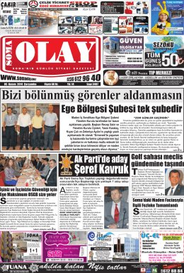 05 Kasım 2014 - Soma Olay Gazetesi