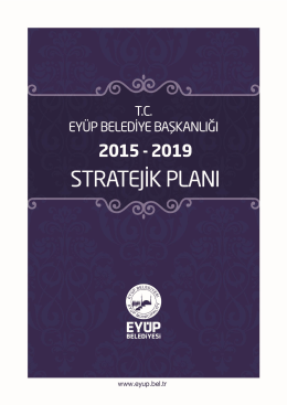 Eyüp Belediyesi 2015–2019 Stratejik planI